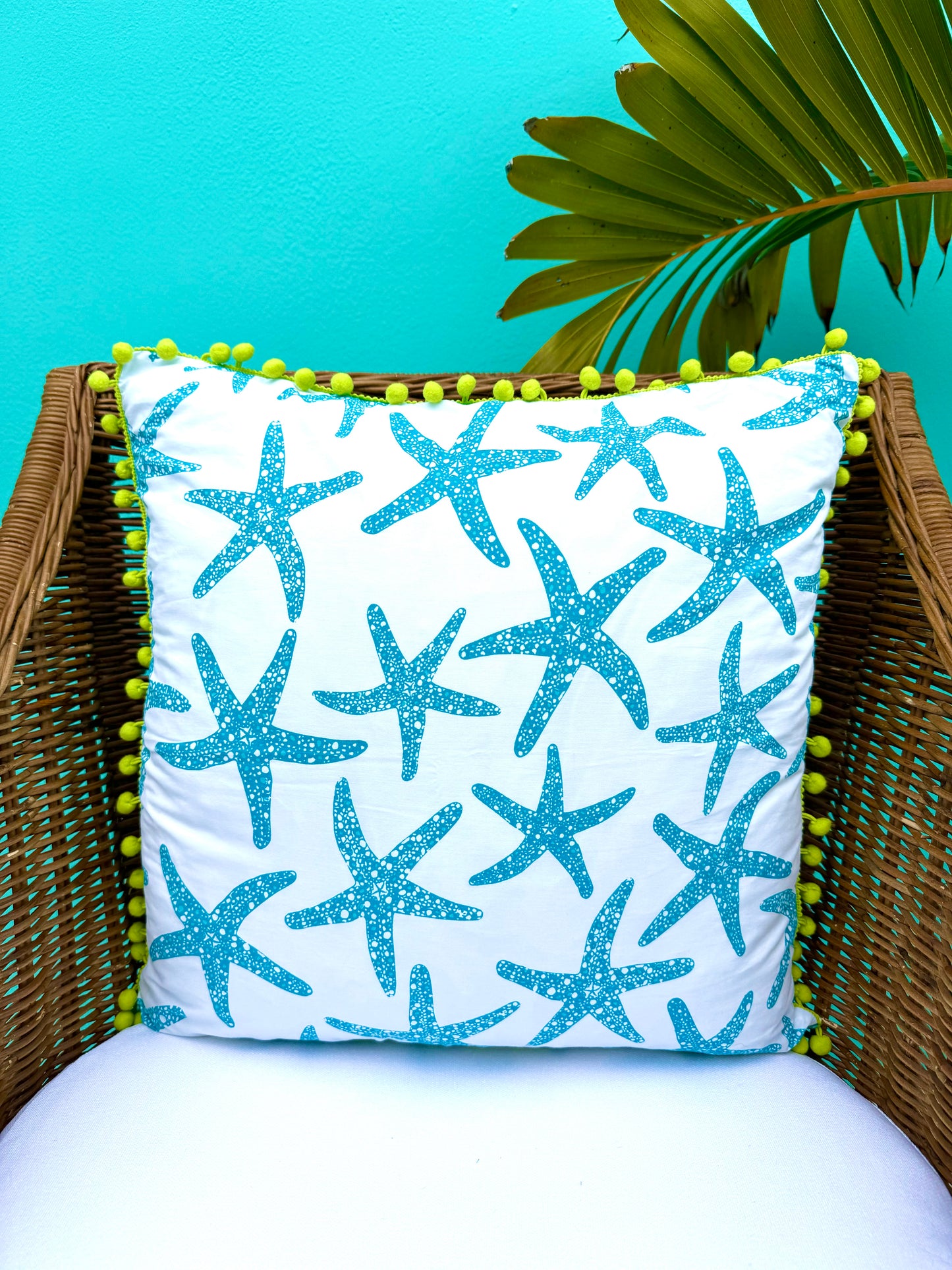 Seeing Starfish - Lime Poms