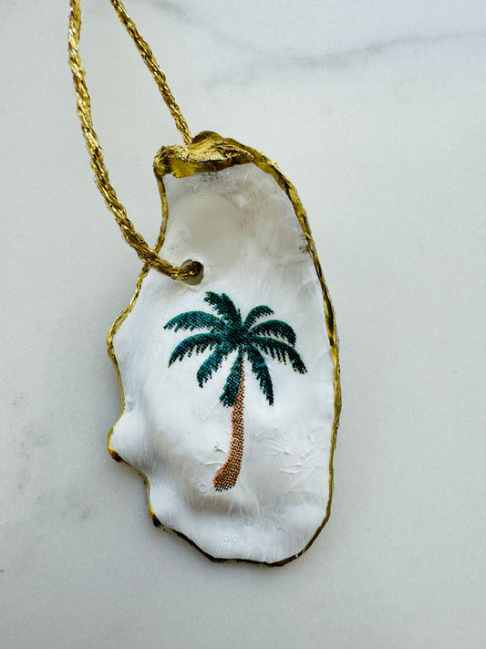 Palm Tree on Oyster Shell