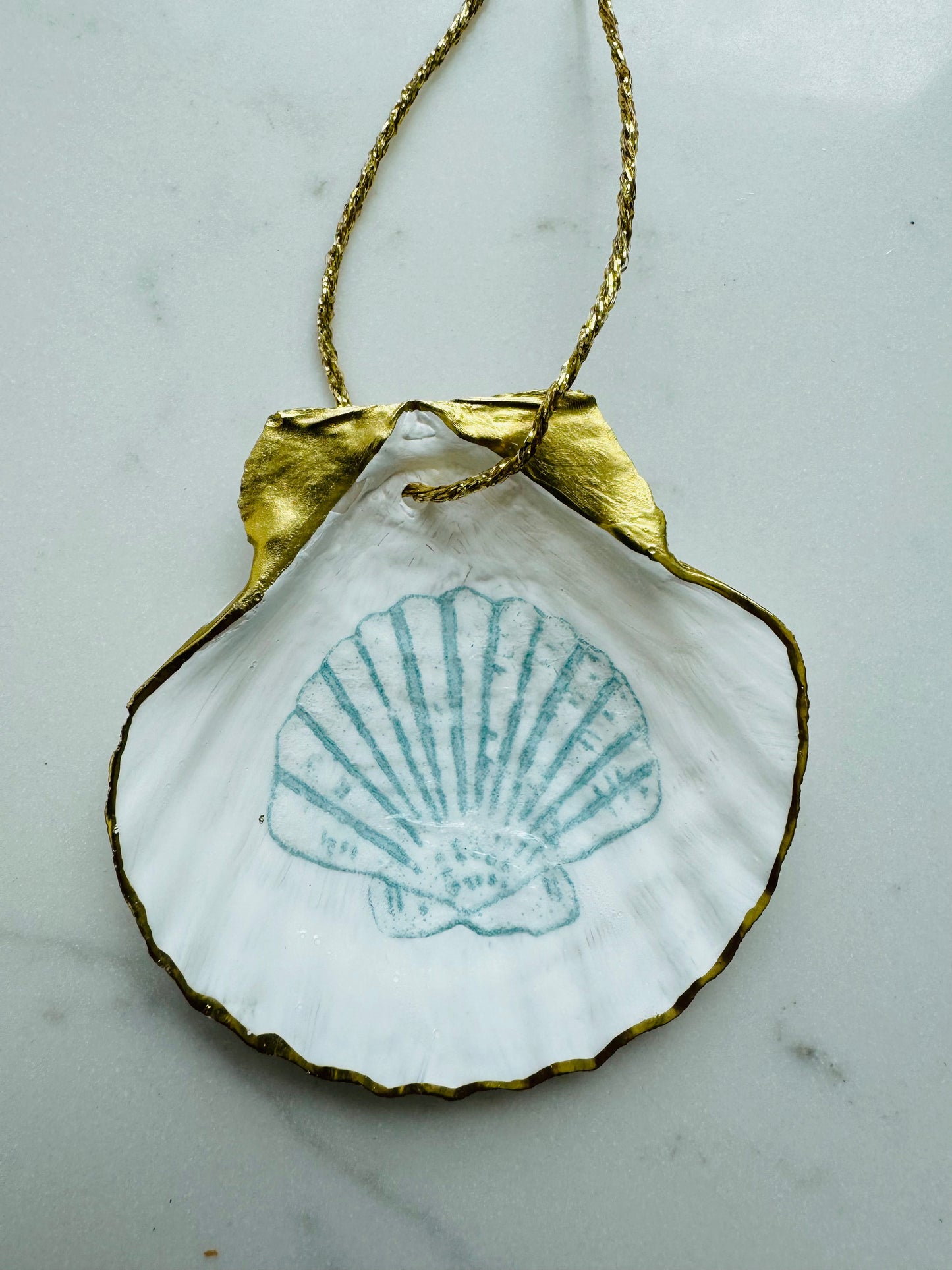 Scallop Shell Ornament