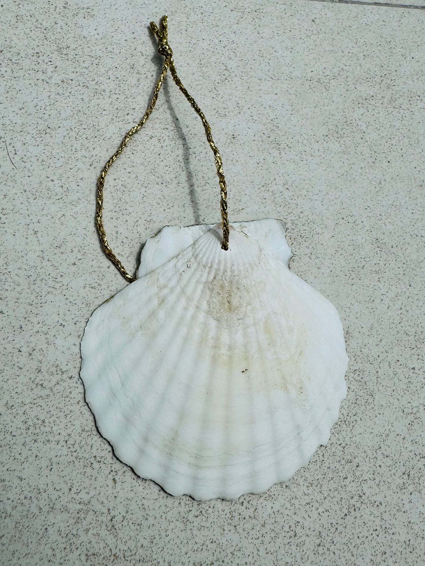 Golf Bag Shell Ornament