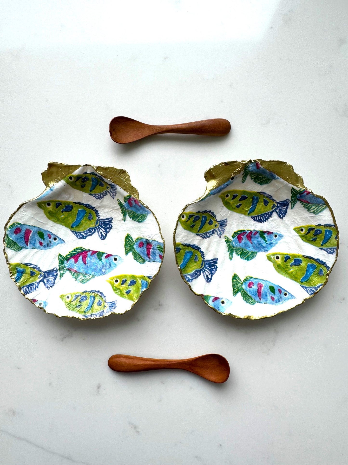 Gone Fishing Salt & Pepper Dishes