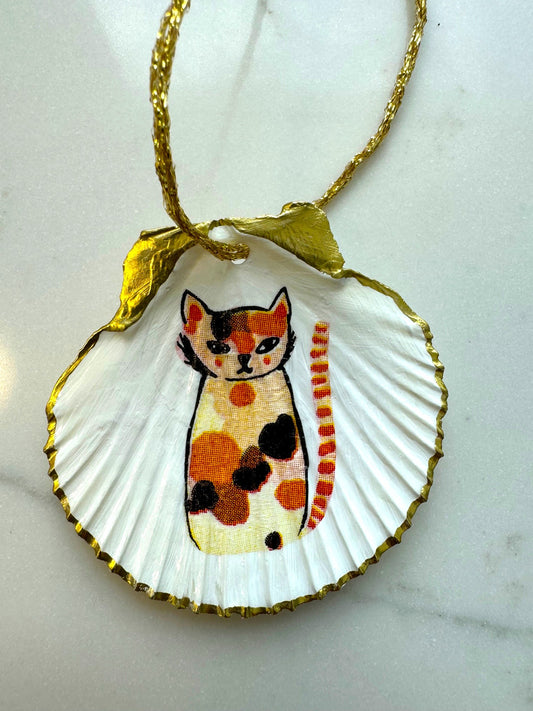 Calico Cat Ornament