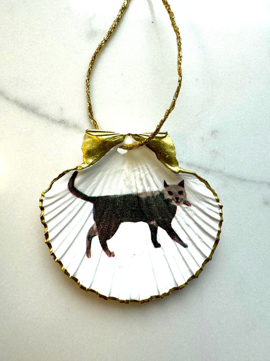 Walking Cat Ornament